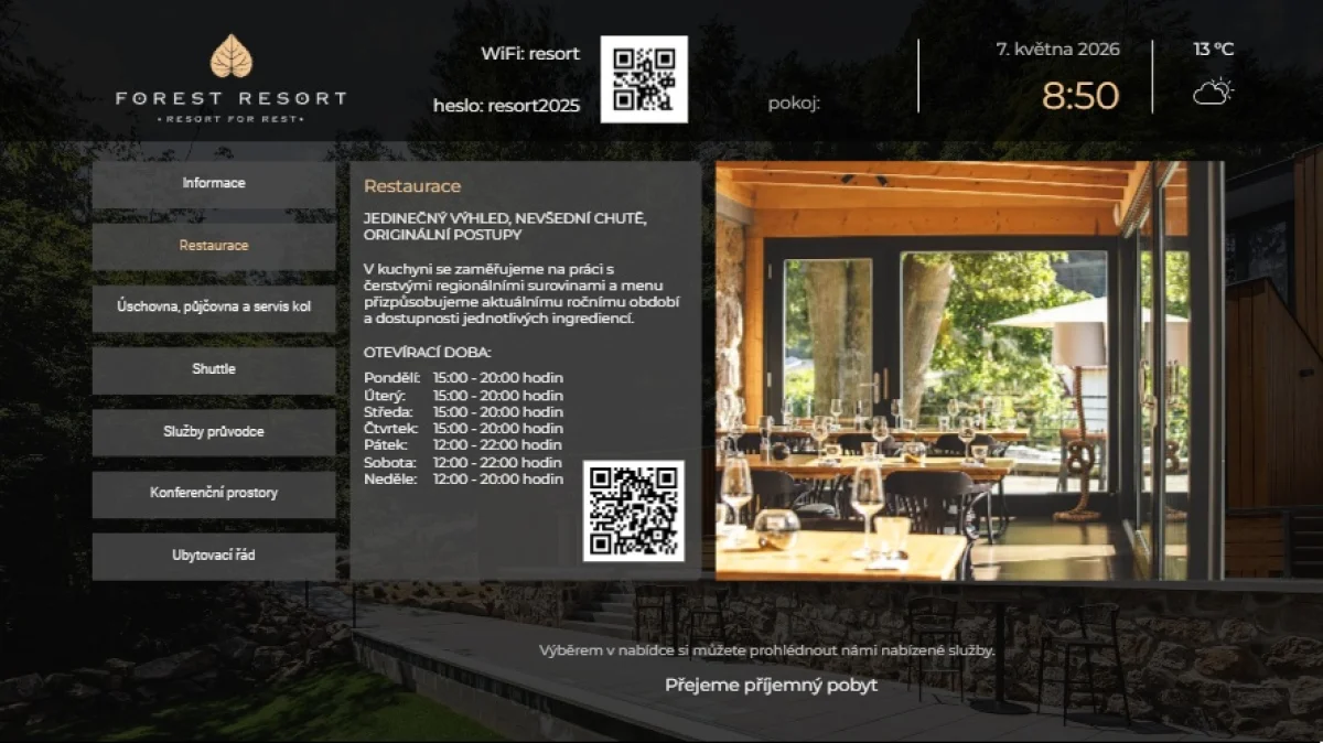 AVEMEO — informace pro hosty